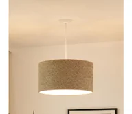 Lampy sufitowe - Brilagi - Żyrandol na lince BOUCLE ROLLER 1xE27/15W/230V śr. 50 cm brązowy - miniaturka - grafika 1