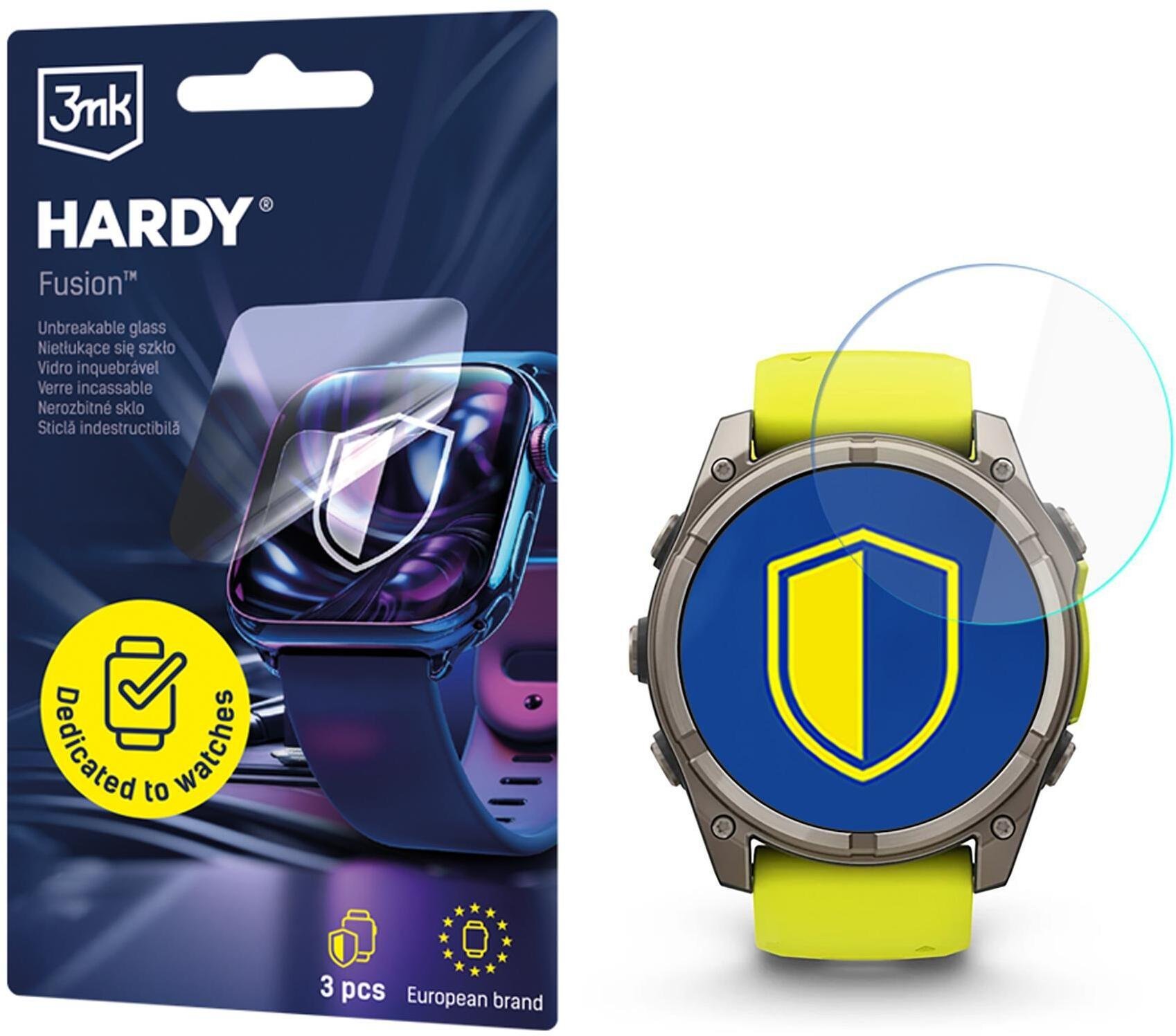 3MK Garmin Fenix 8 Solar/Sapphire 51mm - 3mk Hardy Fusion Watch Protection