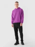 Spodnie sportowe męskie - Męskie spodnie dresowe 4F x Robert Lewandowski RL9SAW24TTROM1100 - czarne - miniaturka - grafika 1