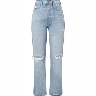 Pepe Jeans Spodnie Jeansowe Niebieskie 24/30 P9B - Spodnie damskie Pepe Jeans Spodnie Jeansowe Niebieskie 24/30 P9B - Spodnie damskie - miniaturka - grafika 1