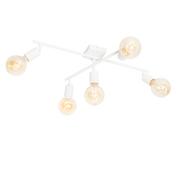 Lampy sufitowe - QAZQA Moderne spot wit 5-lichts - Facil - miniaturka - grafika 1