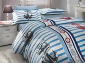 Pościel - Pościel bawełniana BERMUDA BLUE - miniaturka - grafika 1