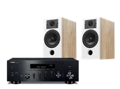 Zestawy stereo - Yamaha R-N600A (czarny) + Diva 3 (dąb) - miniaturka - grafika 1