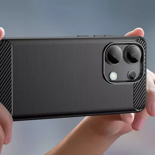 Etui XIAOMI REDMI NOTE 13 4G/LTE Tech-Protect TPU Carbon czarne - Etui i futerały do telefonów - miniaturka - grafika 6