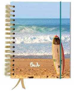 Bullet journal 180 stron notatnik pamiętnik A5+ kropki gumka - Notesy i bloczki - miniaturka - grafika 1