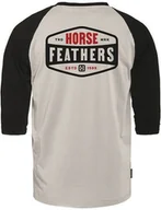 Koszulki męskie - t-shirt HORSEFEATHERS HEXAGON II RAGLAN T-SHIRT Cement - miniaturka - grafika 1