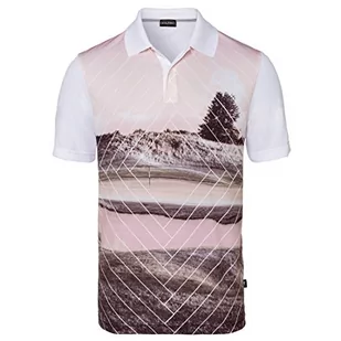 Golfino Mens Printed Polo 100 50 - Golf - miniaturka - grafika 1
