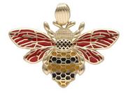 Wisiorki - Złota przywieszka 585 pszczoła kolorowa 6,84g - miniaturka - grafika 1