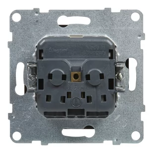 Legrand Gniazdo SCHUKO 2P+Z - 16 A - 250 V~ - z przesłoną - zaciski automatyczne, CZARNY SUNO - Gniazdka elektryczne - miniaturka - grafika 1