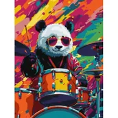 Malowanie po numerach - Ideyka Malowanie po numerach - Perkusista 30x40cm - miniaturka - grafika 1