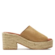 Espadryle damskie - Espadryle Toni Pons Andrea Złoty - miniaturka - grafika 1