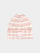 Czapki dla dzieci - 4F Czapka zimowa dziewczęca - różowa Uniwersalny - miniaturka - grafika 1