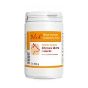 Suplementy i witaminy dla psów - DOLFOS DOLVIT CANIS BETA KAROTEN& BIOTYNA FORTE 0,8 KG TABL. - miniaturka - grafika 1