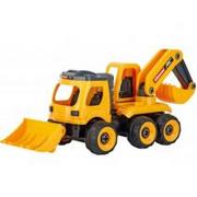 Samochody i pojazdy dla dzieci - Carrera Koparko-ładowarka RC Auro First Backhoe Loader 2,4GHz - miniaturka - grafika 1