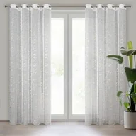 Firany - Firana gotowa na przelotkach REVA 250 x 140 cm szampański - miniaturka - grafika 1