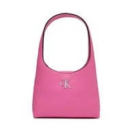 Torebki damskie - Torebka Calvin Klein Jeans Minimal Monogram Shoulder Bag K60K610843 Pink Amour TO5 - miniaturka - grafika 1