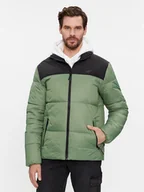 Kurtki męskie - 4F Kurtka zimowa 4FWAW23TDJAM348 Khaki Regular Fit - miniaturka - grafika 1