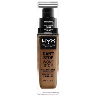 NYX Professional Makeup Professional Makeup - CAN'T STOP WON'T STOP - FULL COVERAGE FOUNDATION - Podkład do twarzy - WARM CARAMEL NYXSSWCA - Podkłady do twarzy - miniaturka - grafika 1