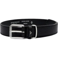 Paski - Emporio Armani Skórzany pasek - miniaturka - grafika 1