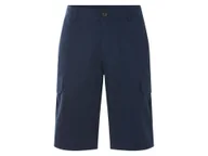 Spodenki męskie - LIVERGY® Bermudy cargo męskie z bawełną (Granatowy, 58) - miniaturka - grafika 1