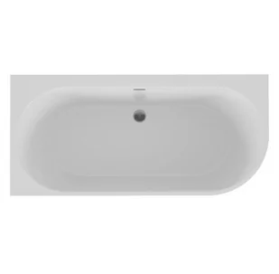 Polimat Sola Wanna narożna 160x75 cm lewa popiel 00043 - odbiór osobisty: Kraków, Warszawa - Wanny - miniaturka - grafika 1