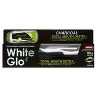 Pasty do zębów - White Glo White Glo Charcoal Total Mouth Detox Pasta do zębów z aktywnym węglem 100ml + szczoteczka - miniaturka - grafika 1