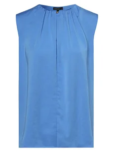 Marc Cain Collections - Damska bluzka bez rękawów, niebieski - Koszule damskie - miniaturka - grafika 1