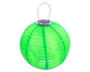 Lampy ogrodowe - Lampion solarny ogrodowy 30cm zewnętrzny zielony, lampa solarna JoyLight - miniaturka - grafika 1