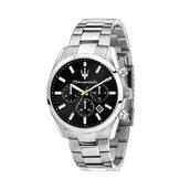 Zegarki męskie - Zegarek Maserati Attrazione R8853151010 Czarny - miniaturka - grafika 1