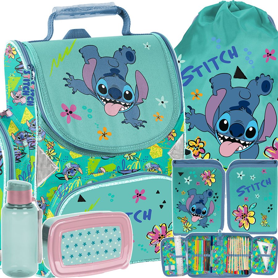 Tornister Plecak Szkolny Do 1 Klasy Dla Dziewczynki Stitch I Lilo Stich