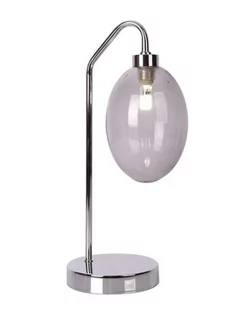 LUNO Lampa Stołowa Lukka LUNO styl designerski szkło srebrny 50501224 - Lampy stojące - miniaturka - grafika 1