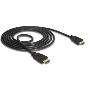 Delock Kabel HDMI1.5 m Czarny 4K 84753 - Kable - miniaturka - grafika 1