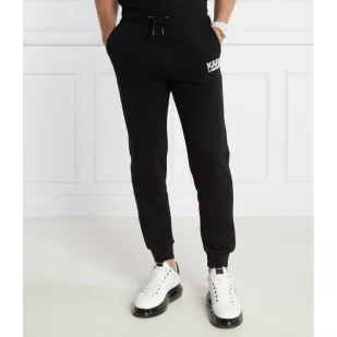 Karl Lagerfeld Spodnie dresowe | Regular Fit - Dresy męskie - miniaturka - grafika 1