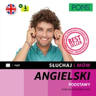 Książki do nauki języka angielskiego - Słuchaj i mów. Angielski podstawowy. Kurs na poziomie A1/A2 - miniaturka - grafika 1