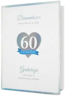 Kartki okolicznościowe i zaproszenia - Kartka na 60 rocznicę ślubu diamentową H2535 - miniaturka - grafika 1