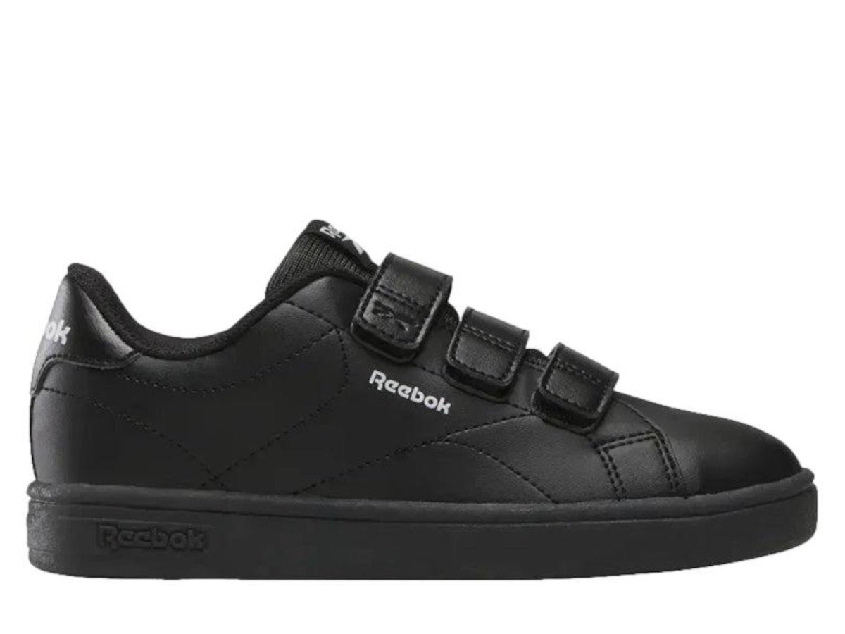 Buty dziecięce Reebok 100233076 REEBOK COURT CLEAN HOOK & LOO Czarne