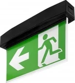 Oprawy, klosze i abażury - Intelight Oprawa ewakuacyjna natynkowa SUPREMA LED D-std SA 3H AT IP54 NT BLK / INLEWA 93994 - miniaturka - grafika 1