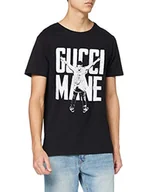 Koszulki męskie - MERCHCODE Kod merch męski Gucci Mane Victory Tee T-Shirt, czarny, l MC104 - miniaturka - grafika 1