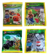 Klocki - Klocki LEGO Minecraft - Zestaw 4 Polybag - MC04 - miniaturka - grafika 1