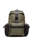 Plecaki - Tommy Hilfiger Plecak Th Signature Flap Backpack AM0AM08685 Zielony - miniaturka - grafika 1