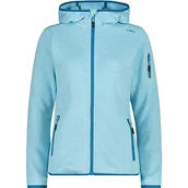 Kurtki damskie - CMP damska kurtka Knit-Tech ze stałym kapturem, Anice-Jadeit, 50 - miniaturka - grafika 1