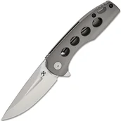 Scyzoryki - Kansept Cassowary Stonewashed CPM S35VN Szary Anodyzowany Tytan K2065A2 - miniaturka - grafika 1