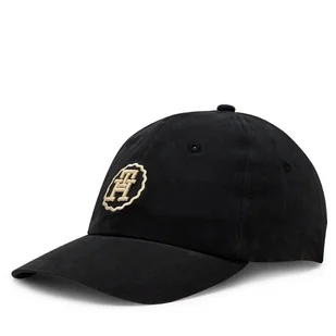 Czapka z daszkiem Tommy Hilfiger Spring Chic Cap AW0AW15775 Black BDS - Czapki damskie - miniaturka - grafika 1