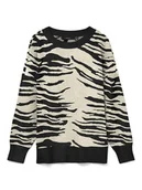 Swetry damskie - Vero Moda Sweter w kolorze kremowym - miniaturka - grafika 1