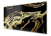 Dekoracje domu - Panel kuchenny HOMEPRINT Magia czarnego marmuru 125x50 cm - miniaturka - grafika 1