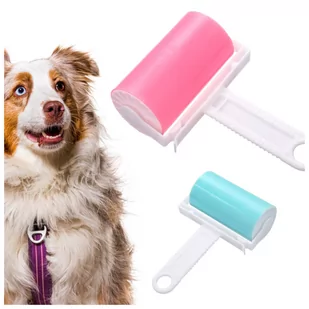 ŻELOWA ROLKA DO ZBIERANIA SIERŚCI WŁOSÓW PSA KOTA WAŁEK - Miotły, szufle, mopy - miniaturka - grafika 1