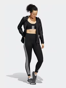 Adidas Legginsy funkcyjne w kolorze czarnym - Spodnie sportowe damskie - miniaturka - grafika 1