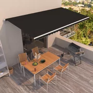 Markizy - VidaXL Lumarko Ręcznie zwijana markiza, 600x350 cm, antracytowa! 3069039 VidaXL - miniaturka - grafika 1