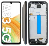 Części serwisowe do telefonów - WYŚWIETLACZ EKRAN LCD DO SAMSUNG A33 5G INCELL RAMKA - miniaturka - grafika 1
