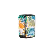 Piórniki - Piórnik 3-poziomowy z wyposażeniem MILAN DINOS - miniaturka - grafika 1